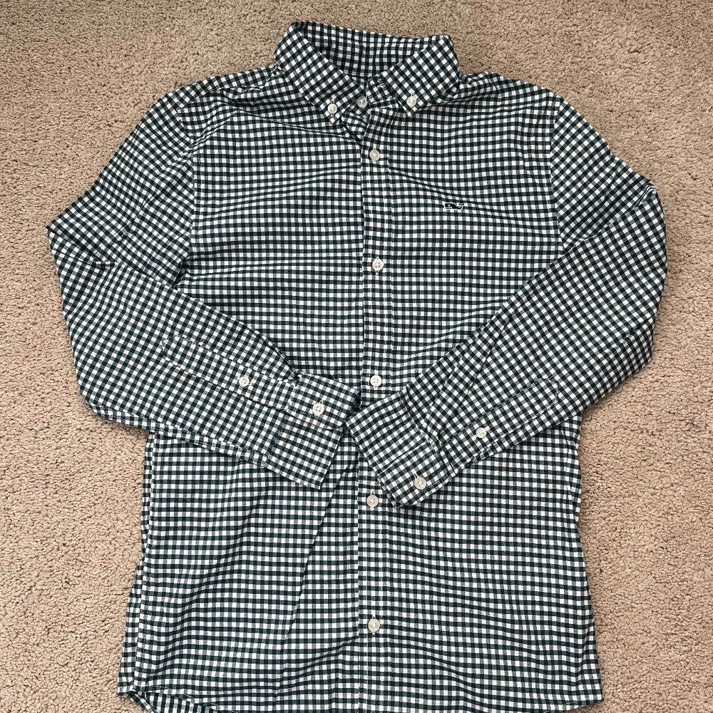 vineyard vines on the go boys performance button down
